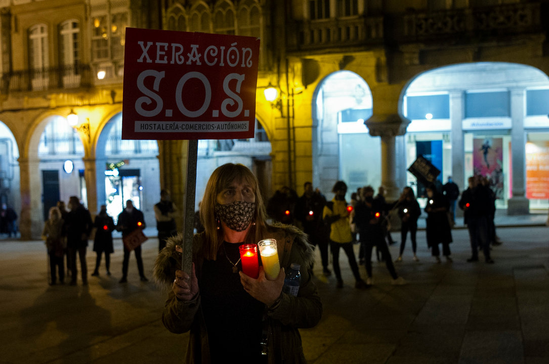Ourense 19/11/20
Protesta hostelería por las calles de Ourense

Fotos Martiño Pinal