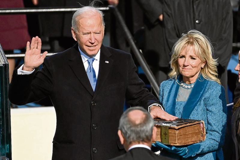 Joe Biden, el día de su investidura como presidente.