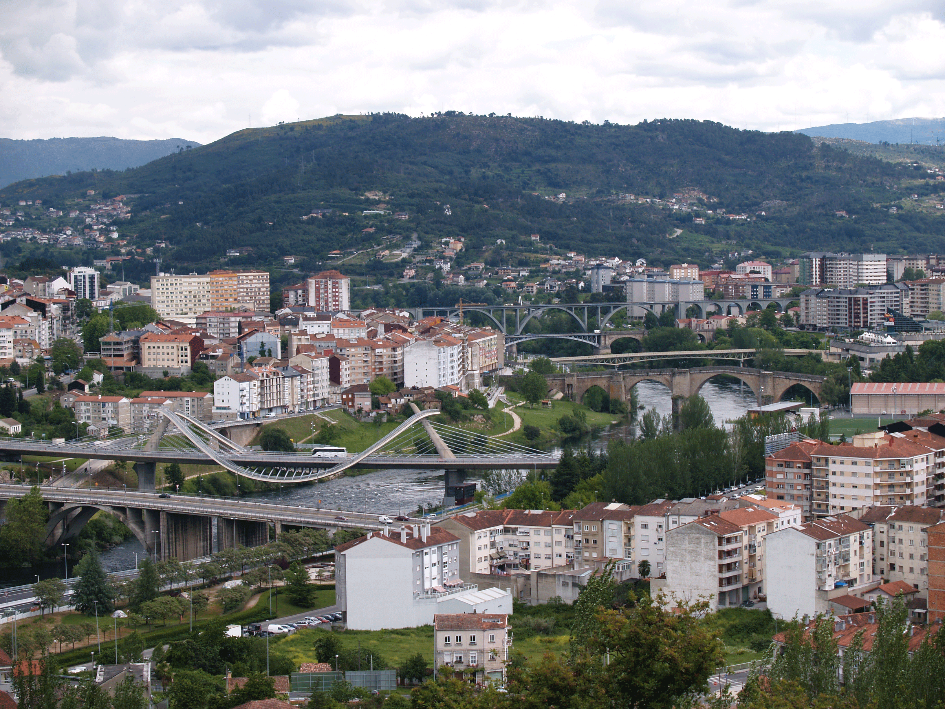 Vista panorámica de Ourense.