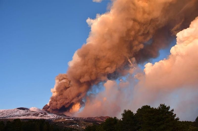 Imagen de archivo del volcán Etna.