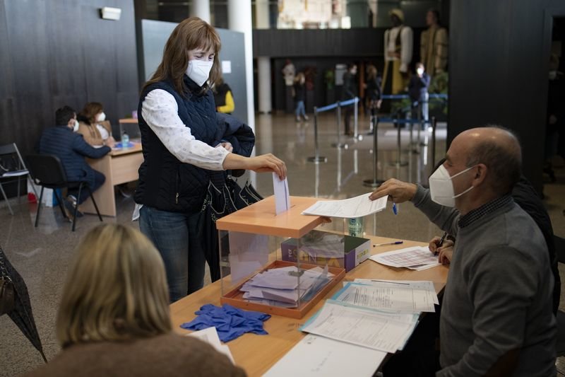 Ourense. 18/02/2021. Elecciones sindicales en el Concello de Ourense.
Foto: Xesús Fariñas