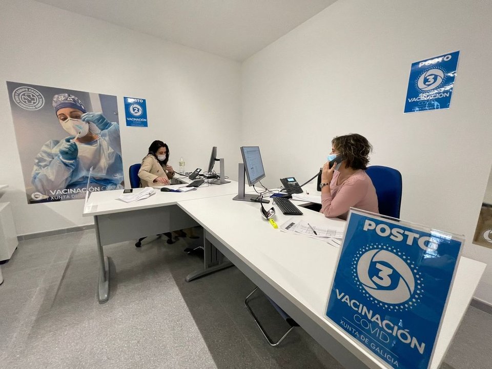 El equipo del centro de llamadas del Sergas empezó a citar a pacientes el miércoles.