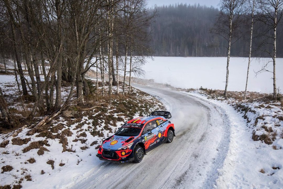 Thierry Neuville, durante el Rally de Suecia del pasado año.