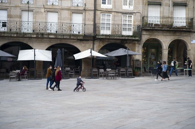 Ourense 26/2/21
Ambiente de terraceo en Ourense y cierre de la hostelería a las 18h

Fotos Martiño Pinal