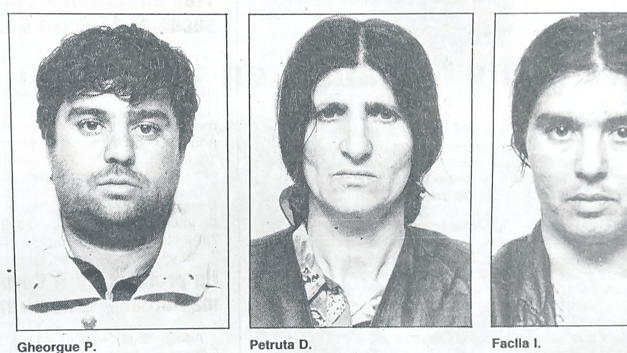 Imagen de tres de los detenidos