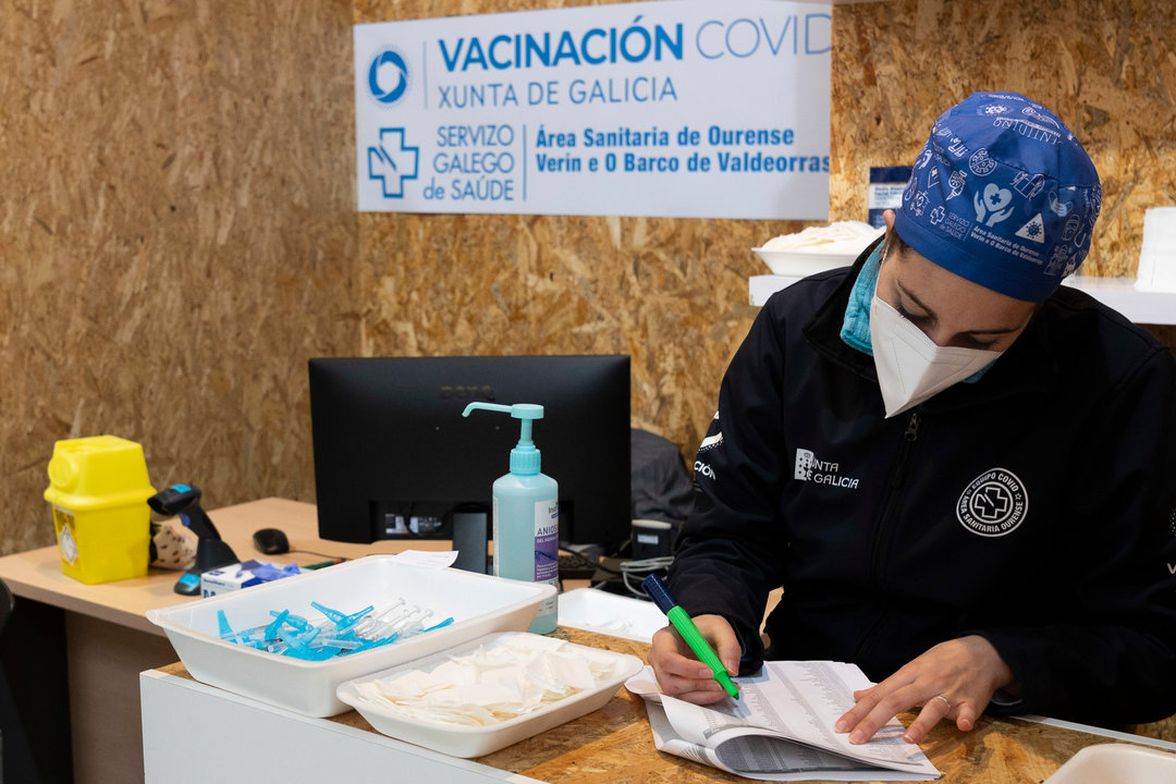 Ourense 6/4/21
Vacunación masiva contra el covid-19 con la vacuna astra zéneca en expourense

Fotos Martiño Pinal