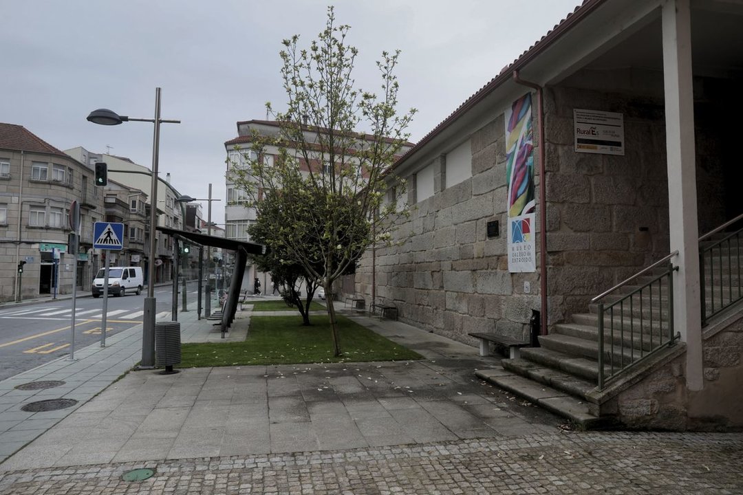XINZO DE LIMIA 13/04/2021.- Sede del Museo do Entroido. José Paz