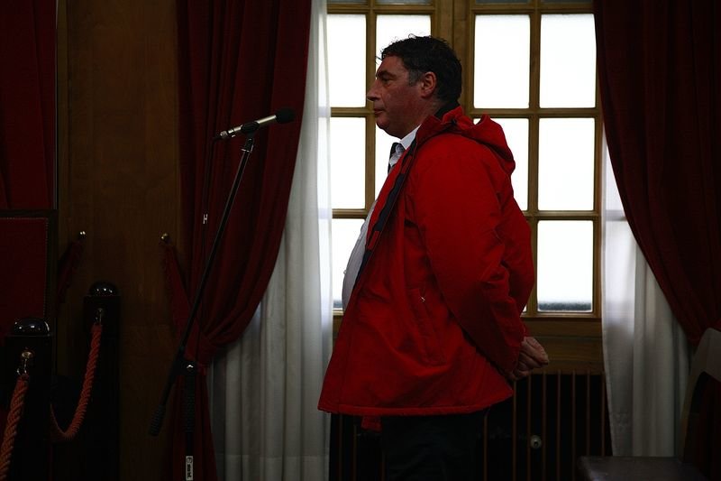 Luis González Gómez, en el juicio celebrado en enero de 2018 en la Audiencia de Ourense (MIGUEL ÁNGEL).
