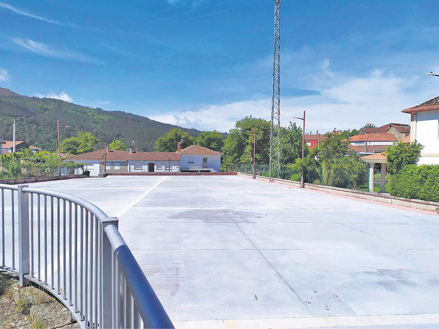 Imagen que presenta la nueva plaza de Quintela.