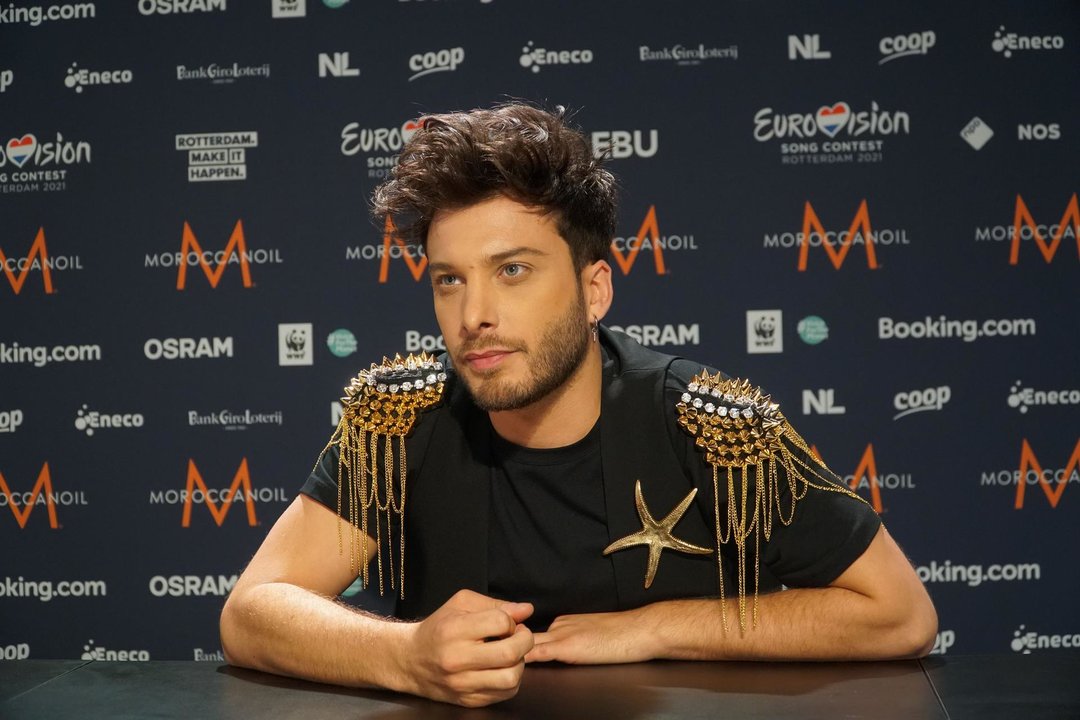 Blas Cantó, durante una comparecencia en Eurovisión. (EFE)