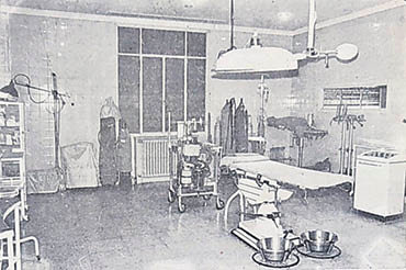 Instalaciones quirúrgicas del Hospital provincial.