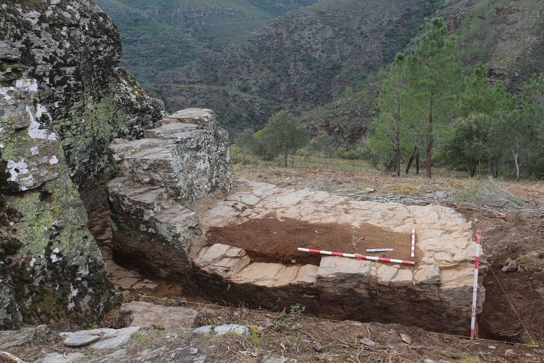 Yacimiento arqueológico de O Castrillón, en Larouco.