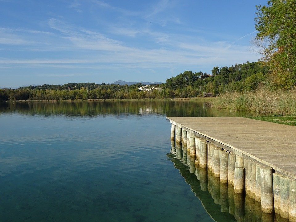 Lago de Banyoles, Girona.