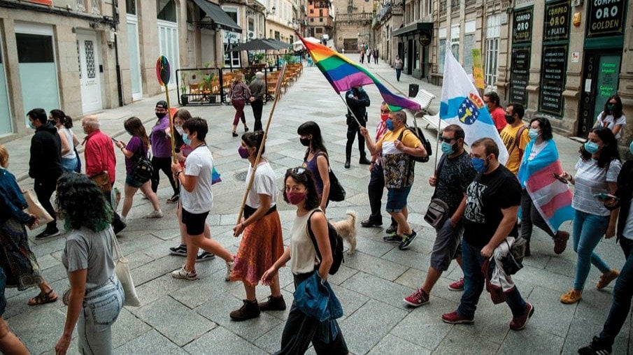 La última marcha por los derechos LGBTIQA+ celebrada en Ourense (ÓSCAR PINAL).