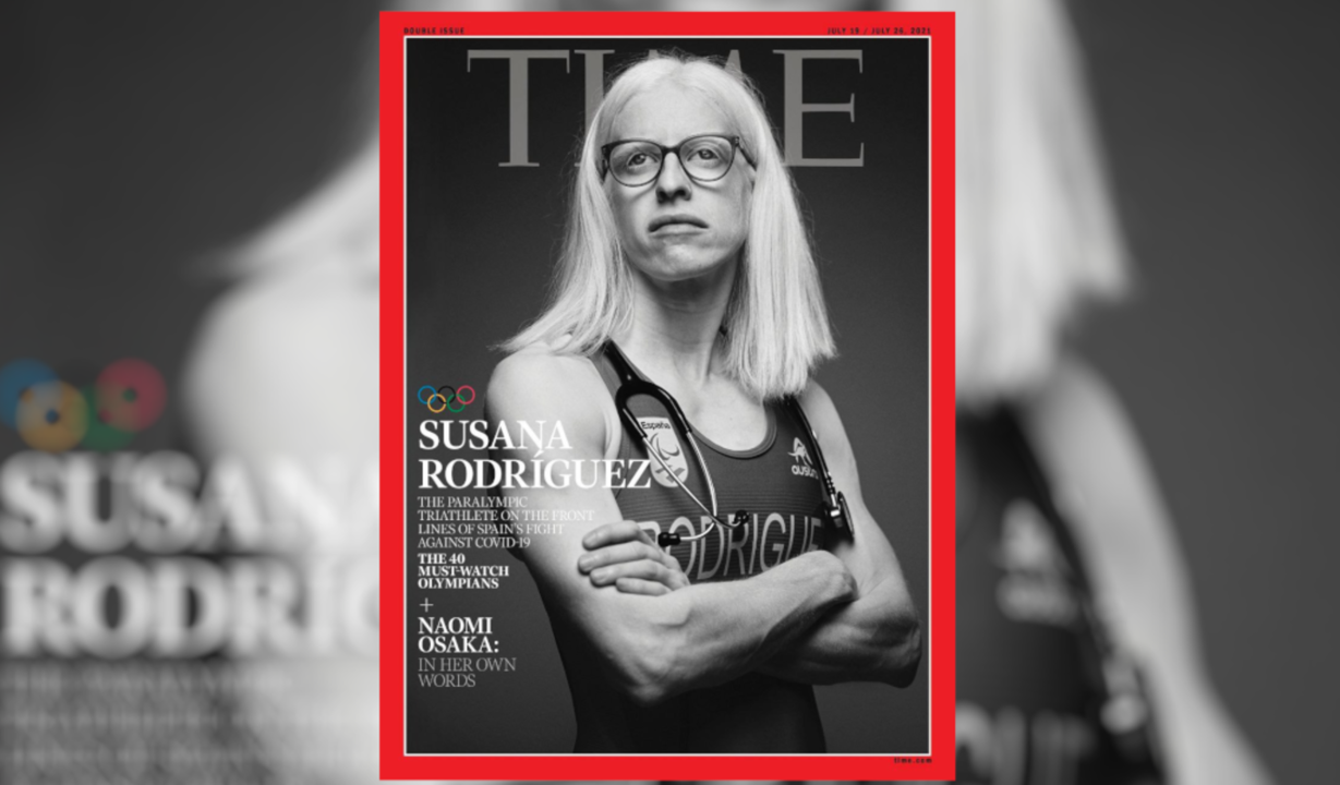 Susana Rodríguez, en la portada de la presitigiosa revista 'Time'.