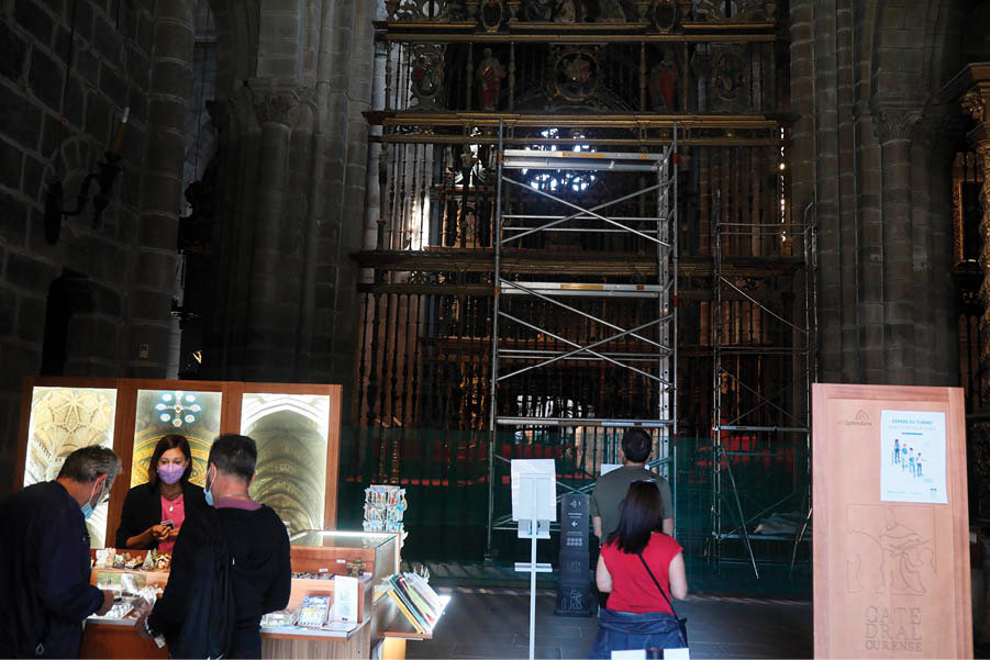 Obras en la Catedral de Ourense (JOSÉ PAZ).