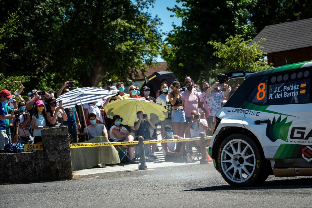 Tramo de Amoeiro en la edición del Rally de Ourense de 2020. FOTO: ÓSCAR PINAL