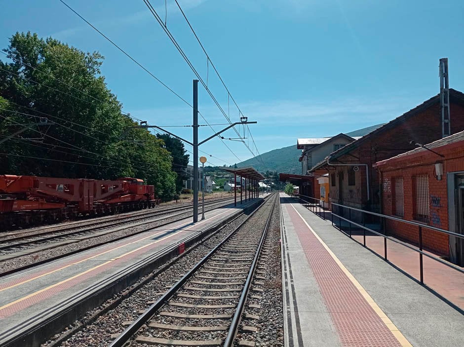 Estación de ferrocarril de O Barco de Valdeorras. (Isaac Cruz)