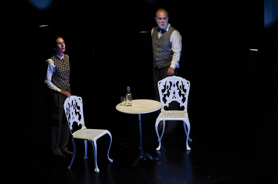 Representación de la obra “Los que hablan”, de la compañía madrileña Teatro del Barrio.