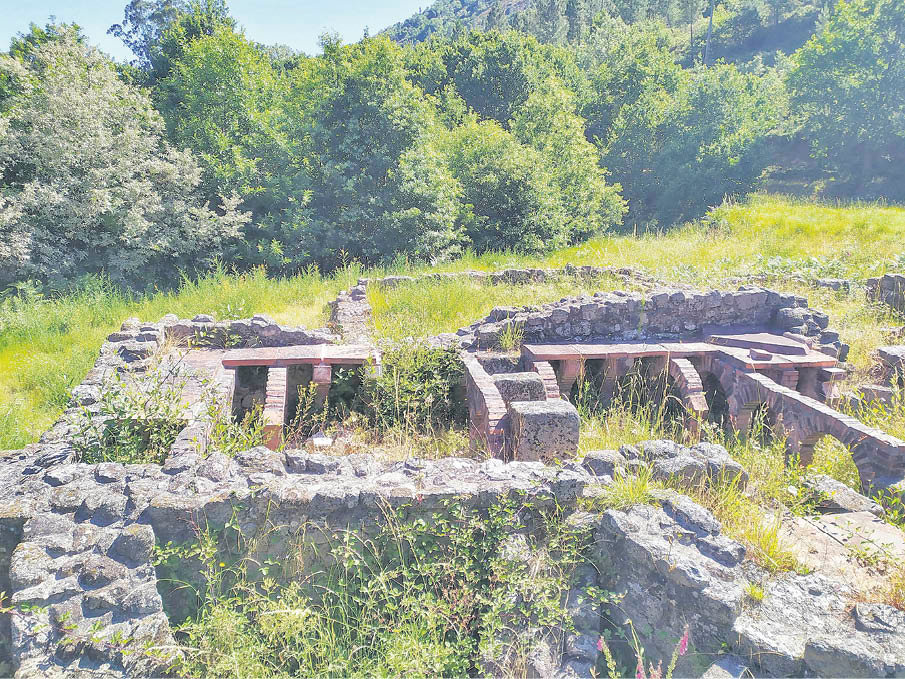 El yacimiento romano de Aquis Originis, en la parroquia de Río Caldo, Lobios.