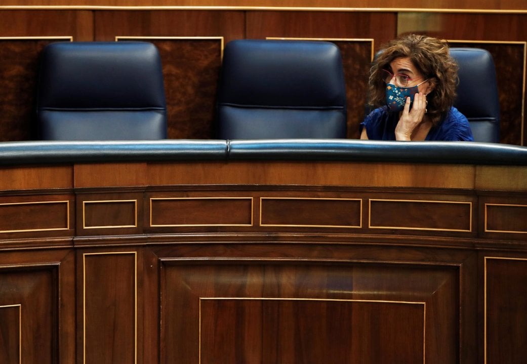 María Jesús Montero en el Congreso de los Diputados