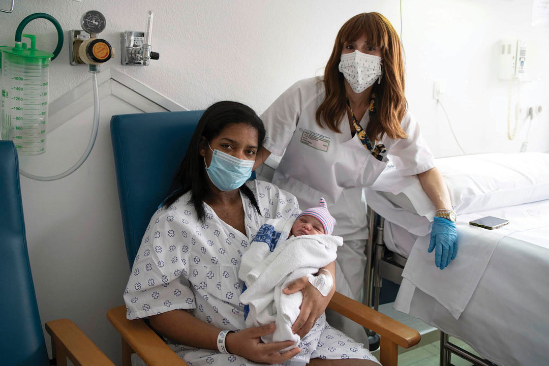 Hassiel fue el últmo niño ourensano que nació en el 2020.