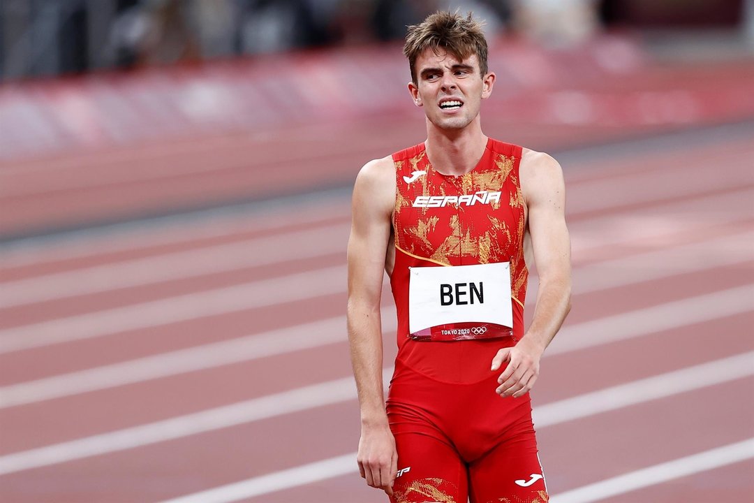 Adrián Ben tras la final de 800 metros en los Juegos Olímpicos de Tokyo 2020