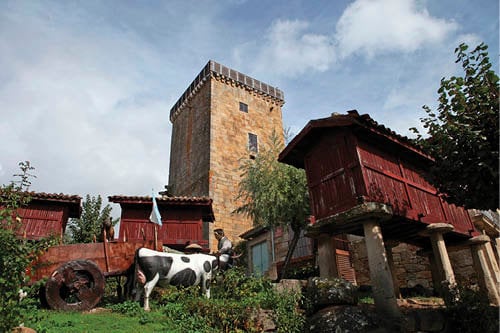 La torre de Vilanova dos Infantes, en Celanova (ARCHIVO).