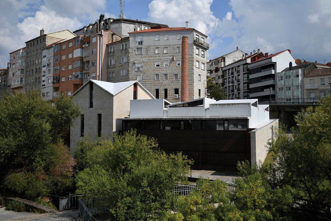 Estado actual del edificio de La Molinera, que alberga el Centro de IA. (Xesús Fariñas)