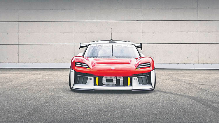 El prototipo eléctrico de Porsche presentado en Múnich.