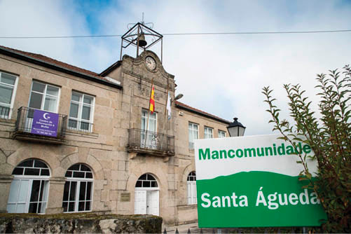 Sede del CIM de la Mancomunidad de Santa Águeda, en Vilamarín (ÓSCAR PINAL).