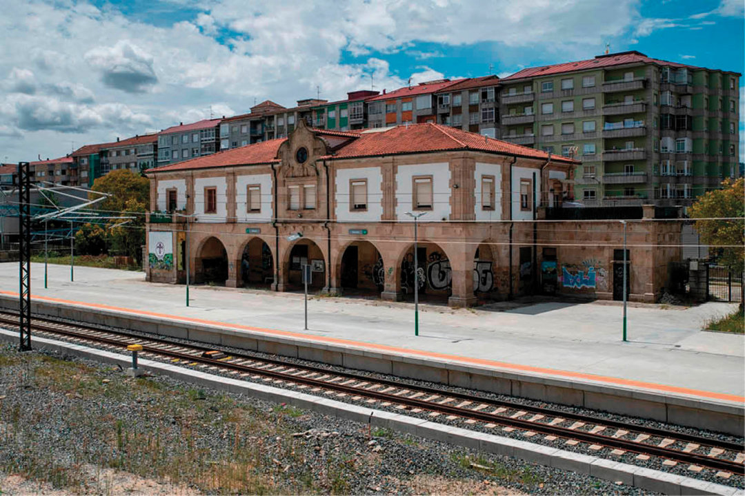 Estación de Ourense-San Francisco, sin servicio de viajeros desde 2019 (ÓSCAR PINAL).
