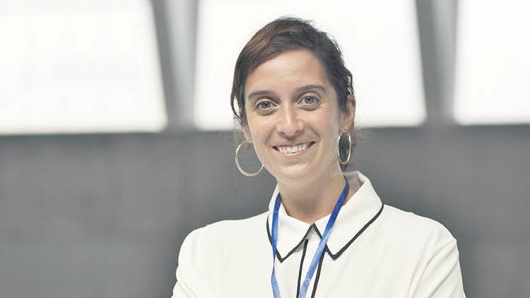 Sandra Candal, en Expourense (XESÚS FARIÑAS).