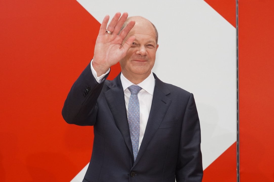 <p> El candidato del Partido Socialdemócrata de Alemania (SPD), Olaf Scholz. </p>