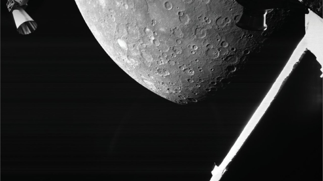 La imagen de Mercurio enviada por la misión BepiColombo. ESA