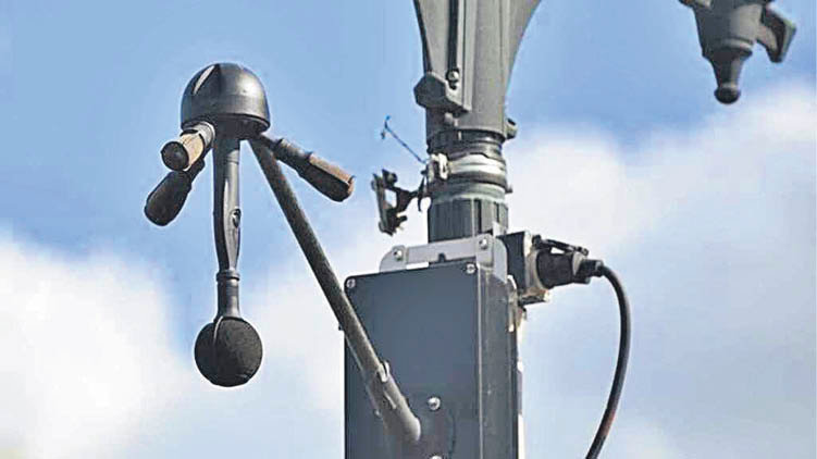 Uno de los dispositivos que han sido instalados en París para controlar el ruido.