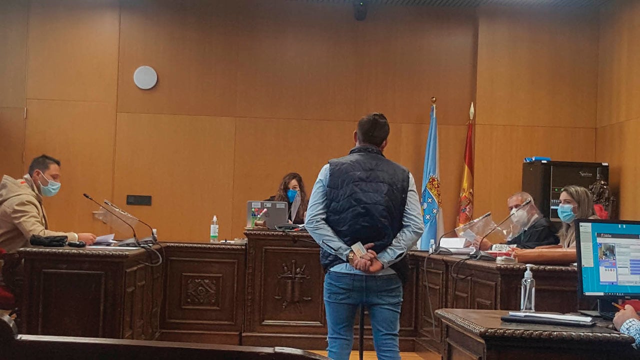 Ramón G.C., ayer en el juicio celebrado en el Penal 1.