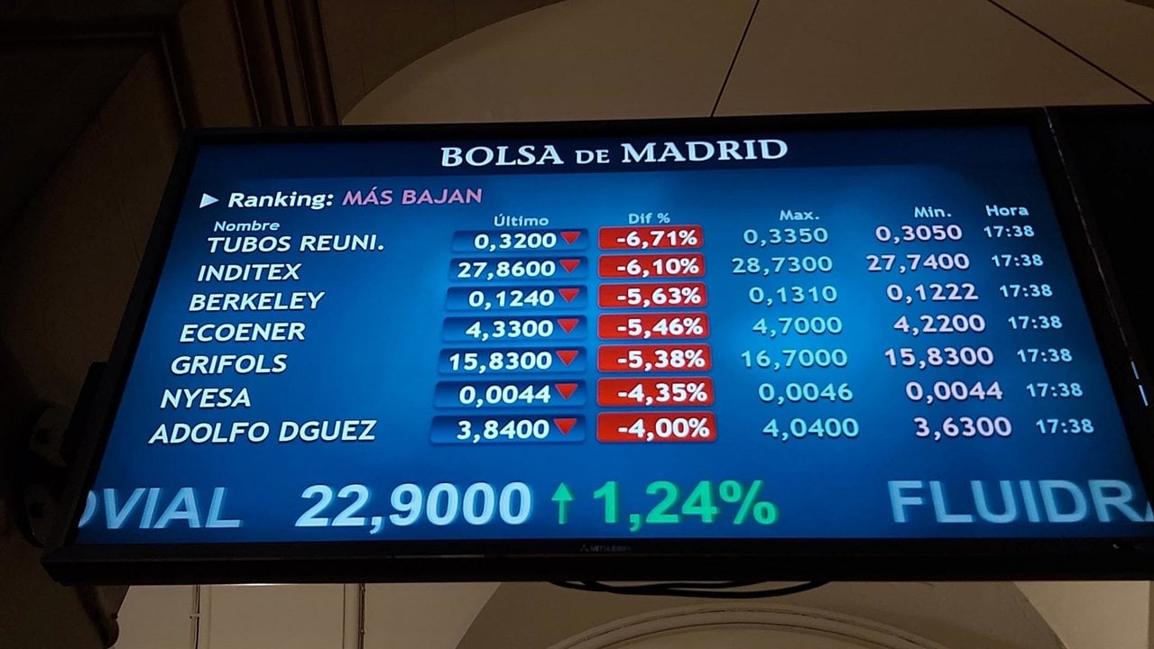 La Bolsa de Madrid. // EFE
