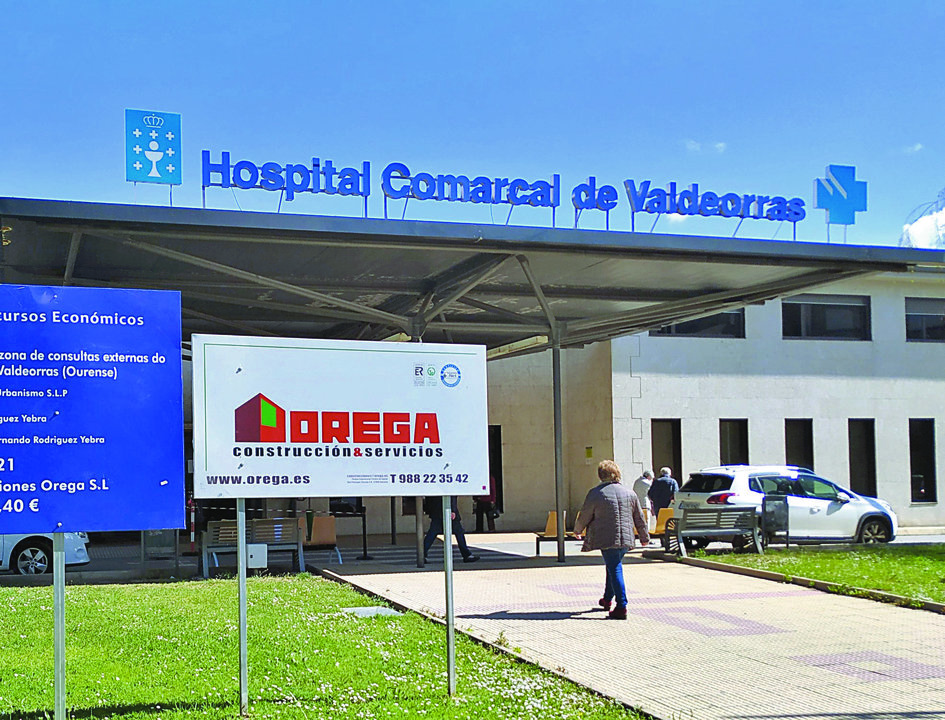 Hospital Público Valdeorras, en O Barco. (J.C.)