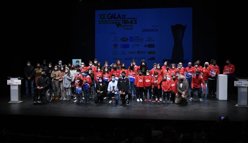 Ourense. 15/12/2021. XX Gala Mas Deporte de La Región en el Auditorio de Ourense.
Foto: Xesús Fariñas