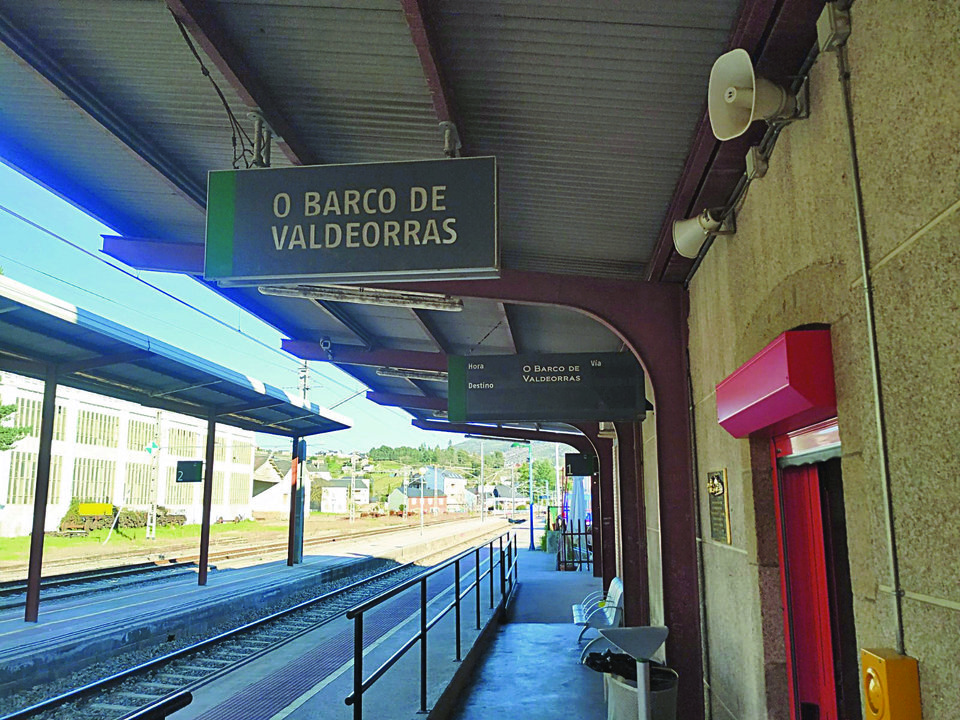 Estación de ferrocarril de O Barco. (J.C.)
