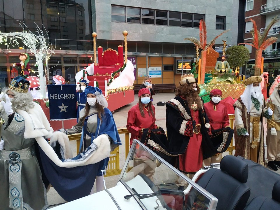 Cabalgata de Reyes el año pasado en O Barco.
