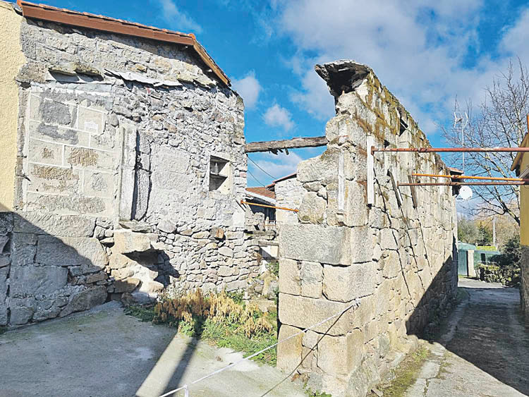 A vivenda que o Concello de Taboadela rehabilitará en Vilar.