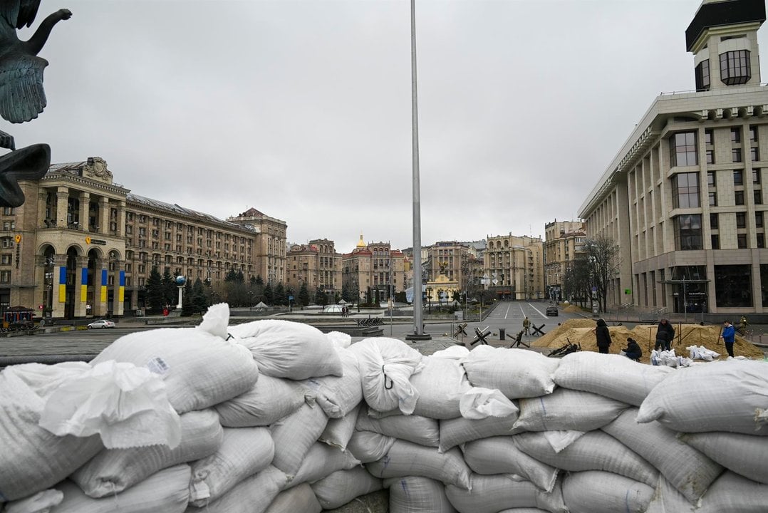 Plaza de la Independencia, en Kiev (IGNACIO ORTEGA / EFE).