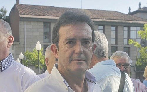 El actual alcalde de Riós, Francisco Armando Veiga Romero.