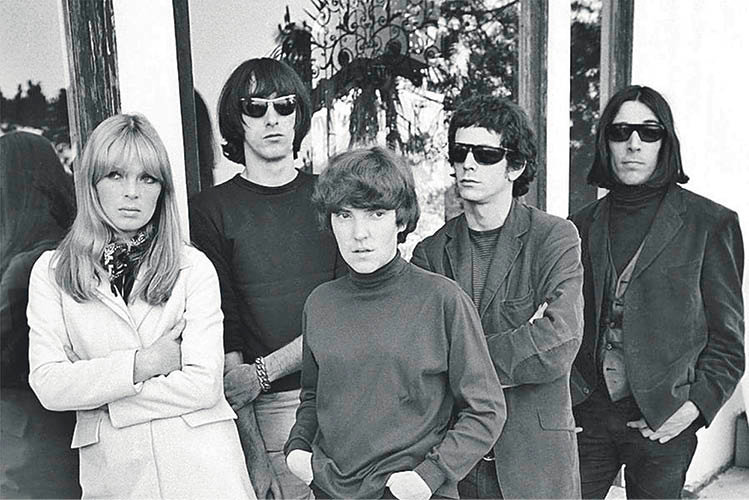 Los cinco miembros de The Velvet Uderground & Nico en 1967.