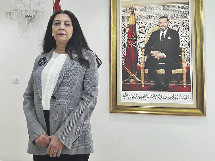 Karima Benyaich, embajadora de Marruecos en España, en una imagen tomada en su país en 2021.