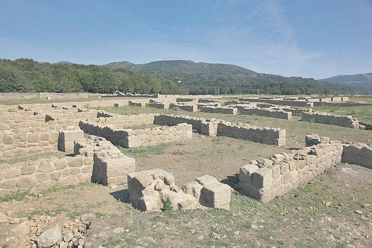 El yacimiento militar romano de Bande.
