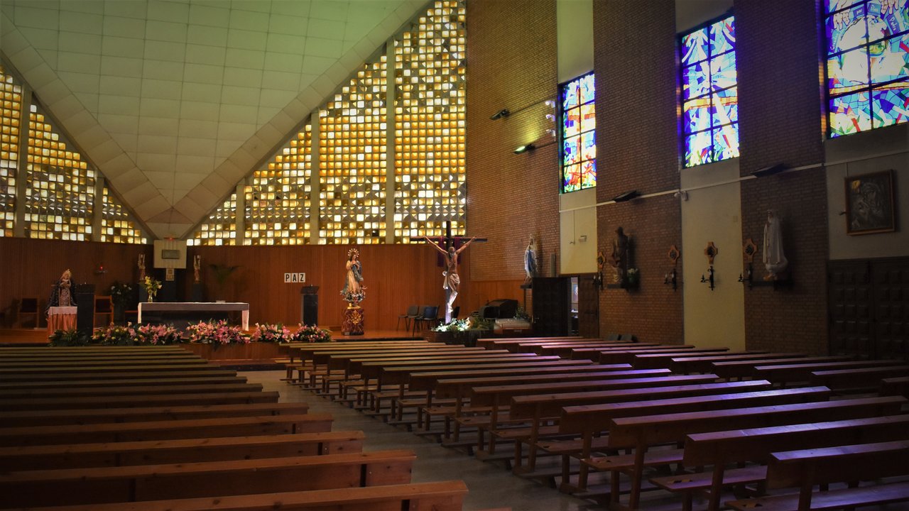 Interior de la iglesia de Santa Rita. (Foto: Isaac Cruz)