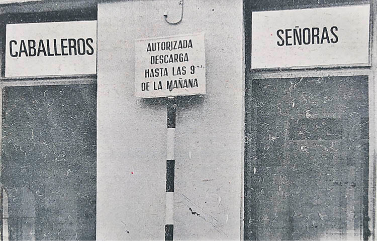 El polémico cartel de la Plaza de Abastos.